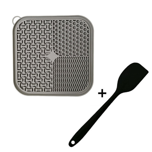 Dog Lick Mat with Spatula