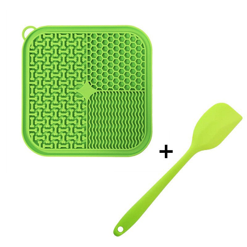 Dog Lick Mat with Spatula